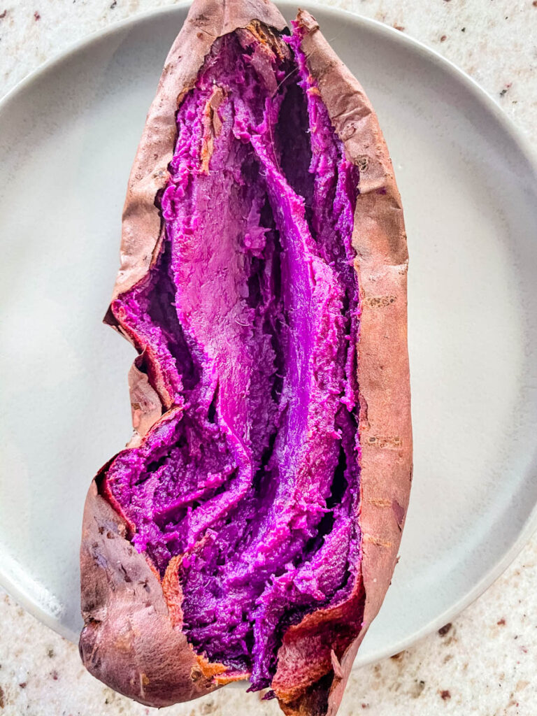 Steamed Purple Sweet Potatoes Recipe
