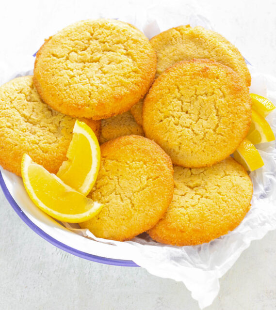 Soft Sugar Free Lemon Cookies {video}