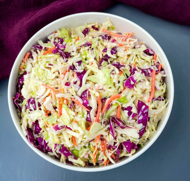 Creamy Southern Coleslaw Recipe + {VIDEO}