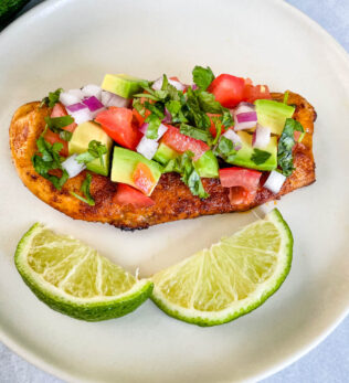 Chicken and Avocado Salsa