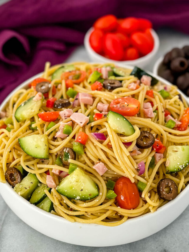 MUST Try Cold Spaghetti Salad