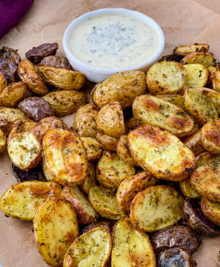 Roasted Ranch Potatoes with Seasoning