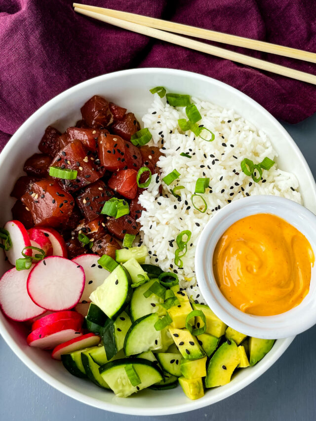 Tuna Poke Bowls Story