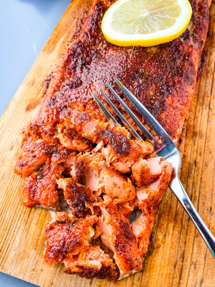 Easy Grilled Cedar Plank Salmon + {VIDEO}