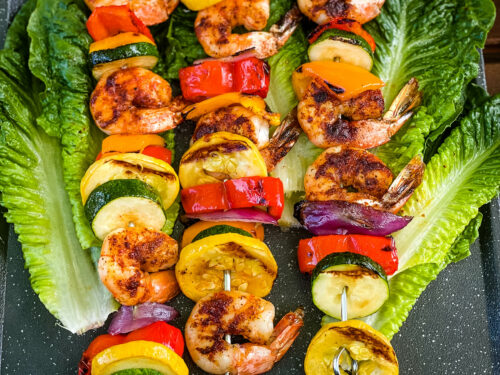 Marinated grilled shrimp skewers best sale