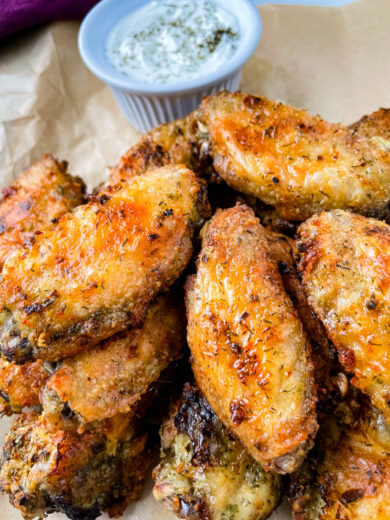 Ranch Chicken Wings + {VIDEO}