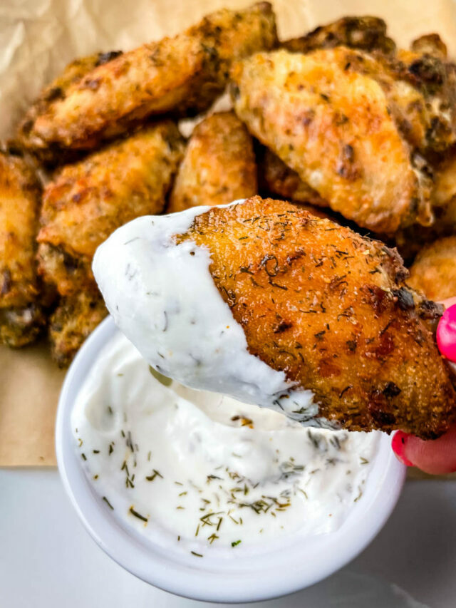 Crispy Ranch Chicken Wings