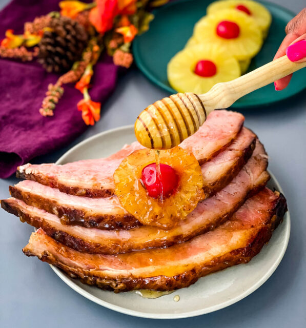 Southern Baked Ham with Pineapple + {VIDEO}