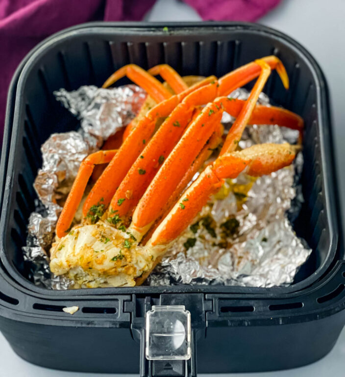 Air Fryer Crab Legs + VIDEO