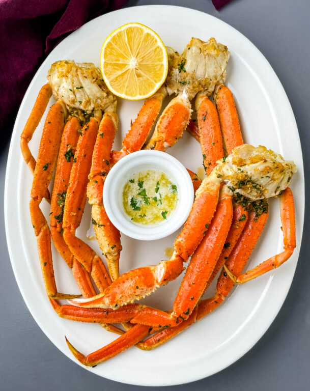 Air Fryer Crab Legs + {VIDEO}