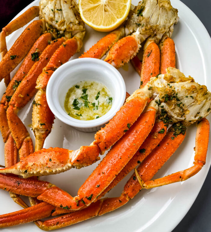 Air Fryer Crab Legs + {VIDEO}