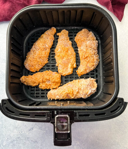 Air Fryer Breaded Chicken Tenders (Strips) + {VIDEO}