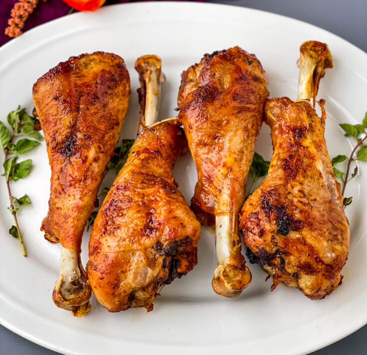 Air Fryer Turkey Legs + {VIDEO}