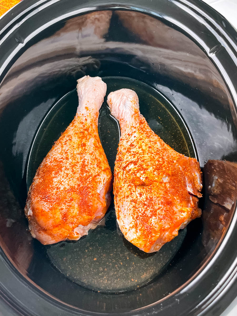 Slow Cooker Turkey Legs + {VIDEO}