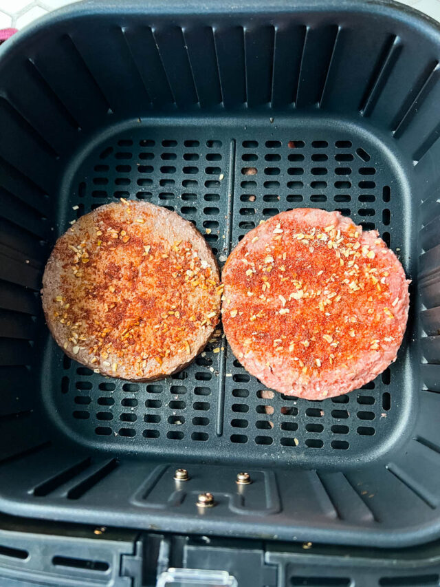 How to Make Frozen Burgers in Air Fryer (No Thaw)