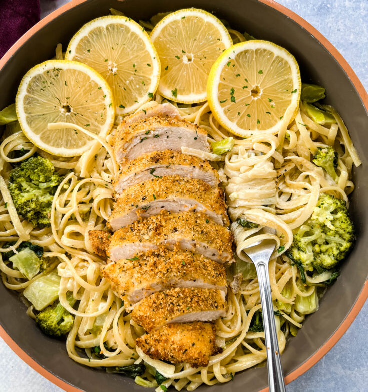 Creamy Lemon Chicken Pasta With Garlic And Parmesan VIDEO