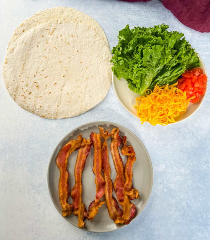 Easy BLT Wrap