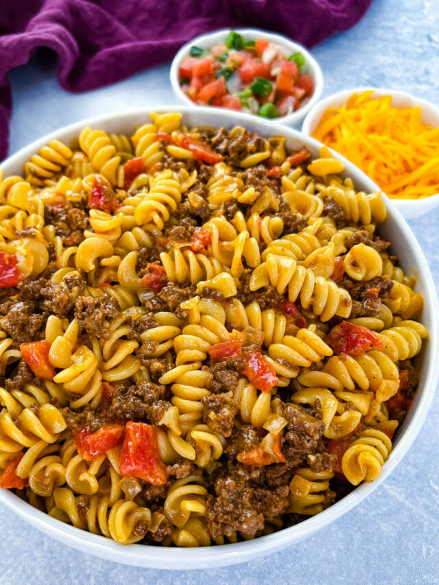 Cheesy Taco Pasta