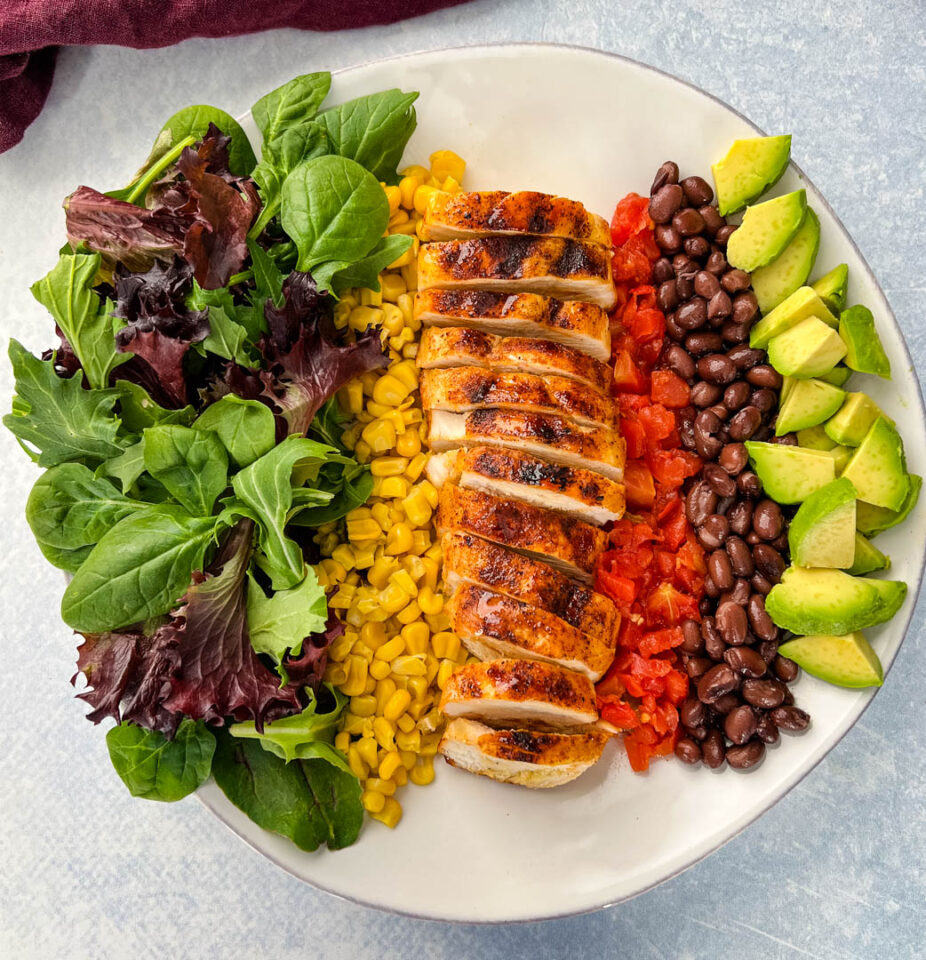 Southwest Salad with Chipotle Ranch Dressing