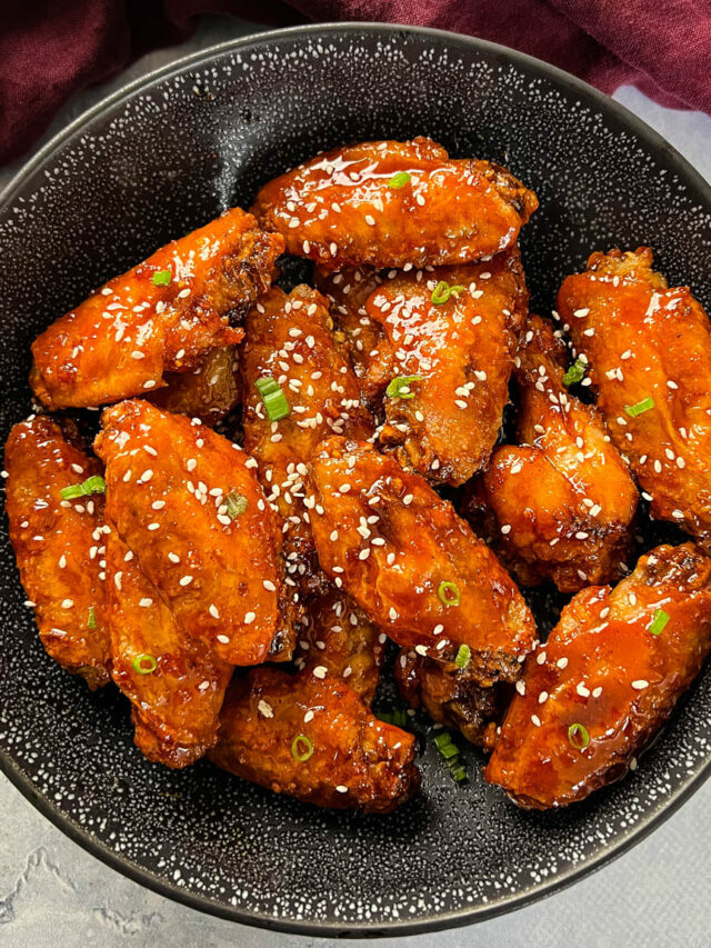 Honey Garlic Chicken Wings