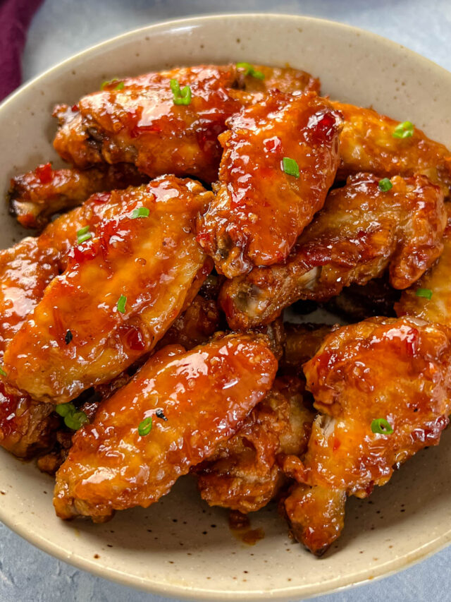 Sweet Chili Chicken Wings – Finger Licking Good