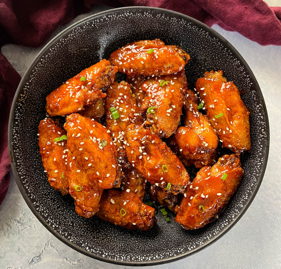 Honey Garlic Chicken Wings Video 6275