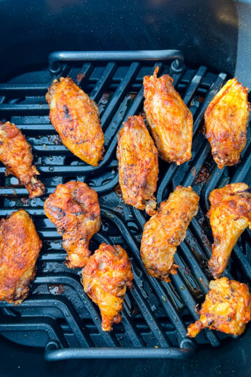 grilled chicken wings on indoor smokeless Ninja Foodi Grill