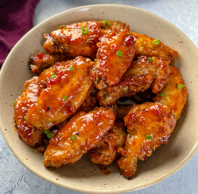 Sweet Chili Chicken Wings Video