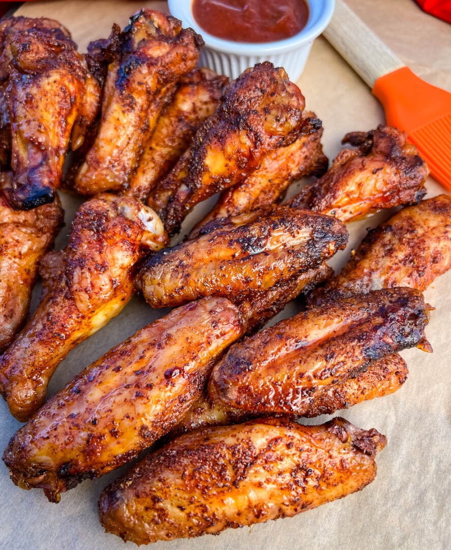 Traeger Smoked Chicken Wings + {VIDEO}