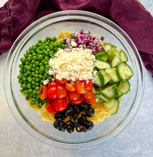 Bow Tie Pasta Salad with Italian Dressing