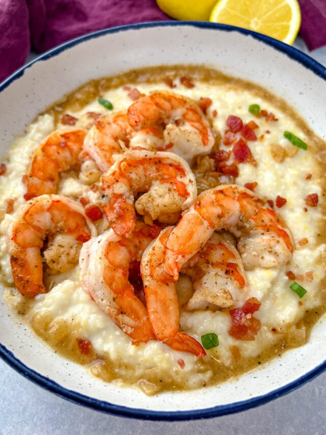 Easy Cheesy Shrimp and Grits (instant pot dinner)