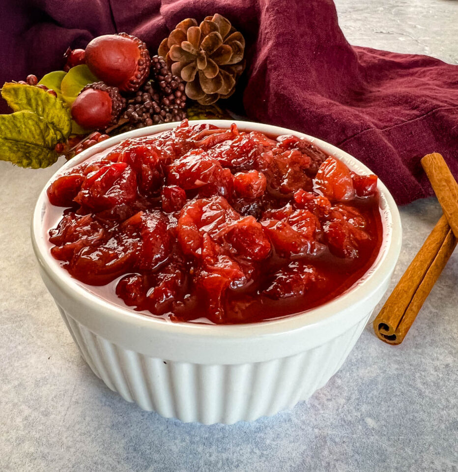 Slow Cooker Crockpot Cranberry Sauce With Orange Juice