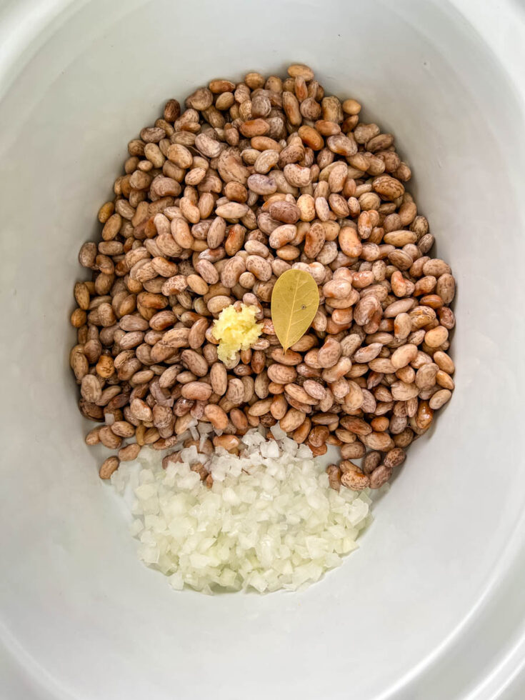 Slow Cooker Crockpot Pinto Beans With Smoked Turkey