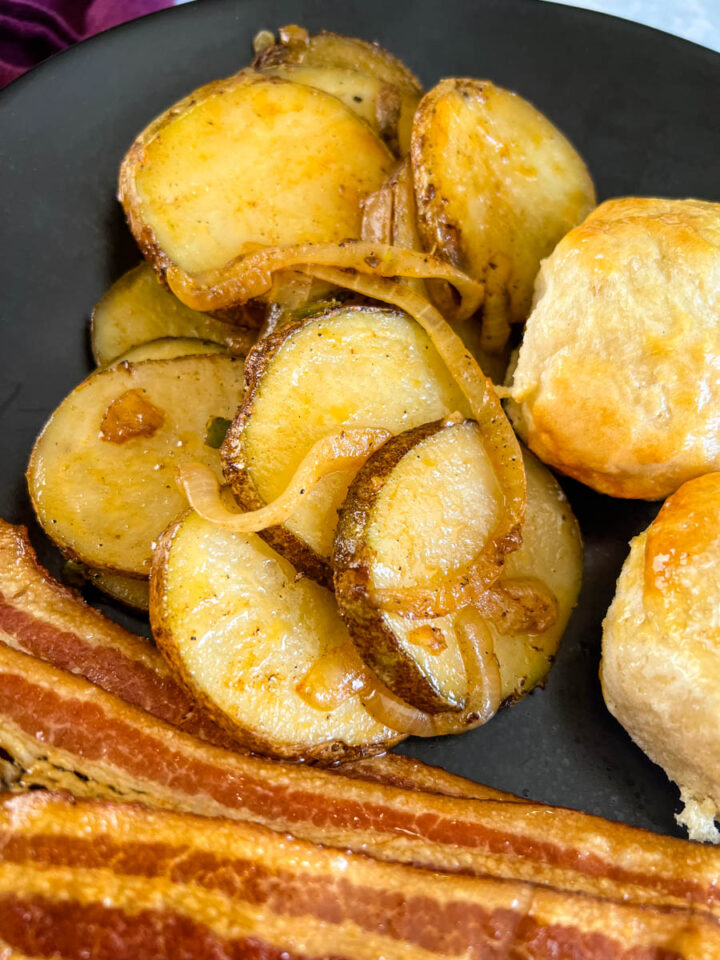 Fried Potatoes And Onions