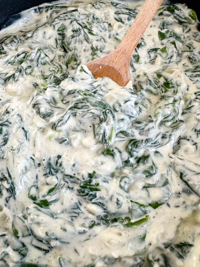 Rich and Decadent Creamed Spinach