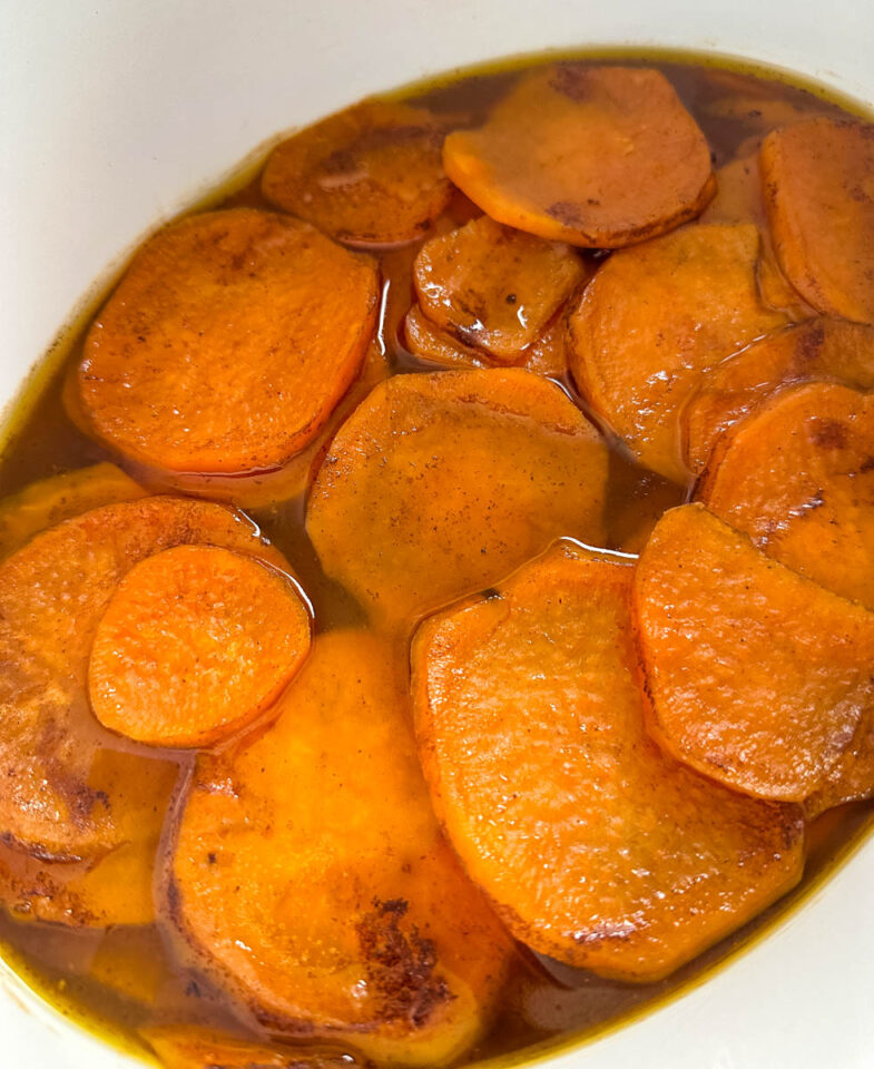 Slow Cooker Crockpot Candied Sweet Potatoes Soul Food Yams 1669