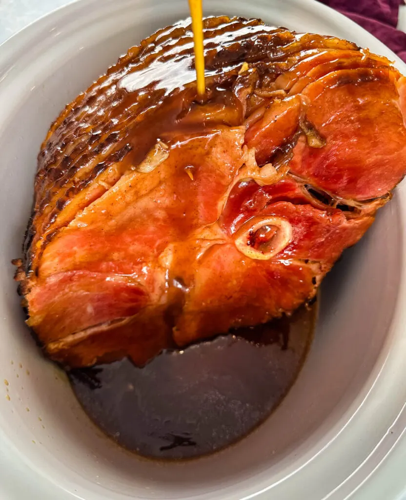 Honey-Baked Spiral Ham in the Slow Cooker Recipe