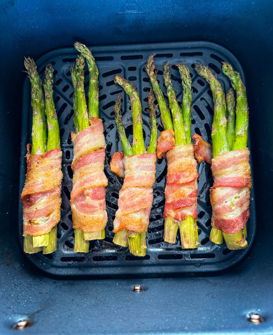 Air Fryer Bacon Wrapped Asparagus