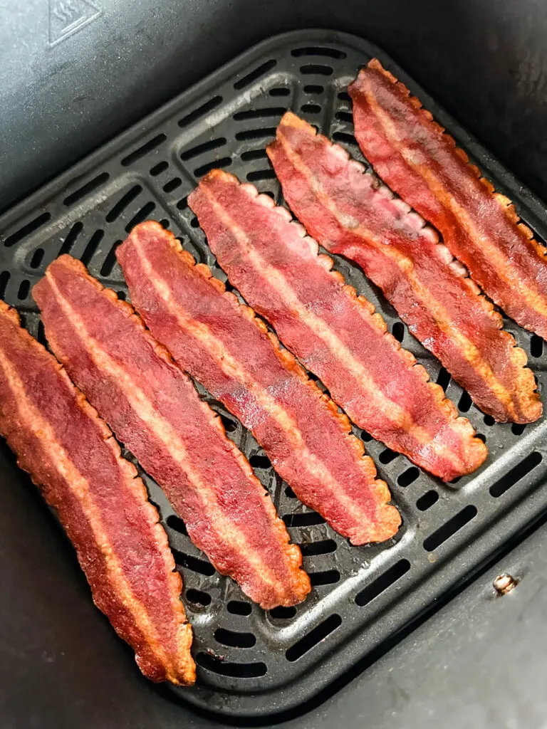 Turkey Bacon in the Air Fryer - The Oregon Dietitian