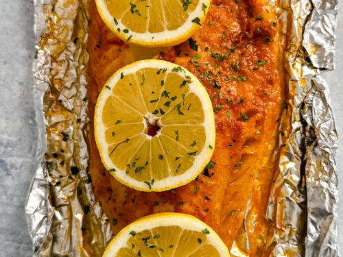 Grilled Cod in Foil - This Healthy Table
