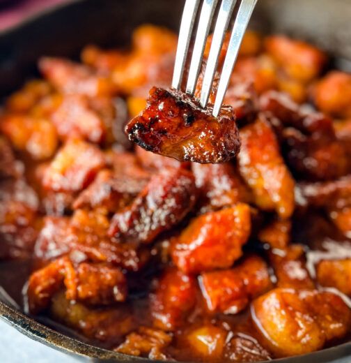 Traeger Smoked Pork Belly Burnt Ends 7315