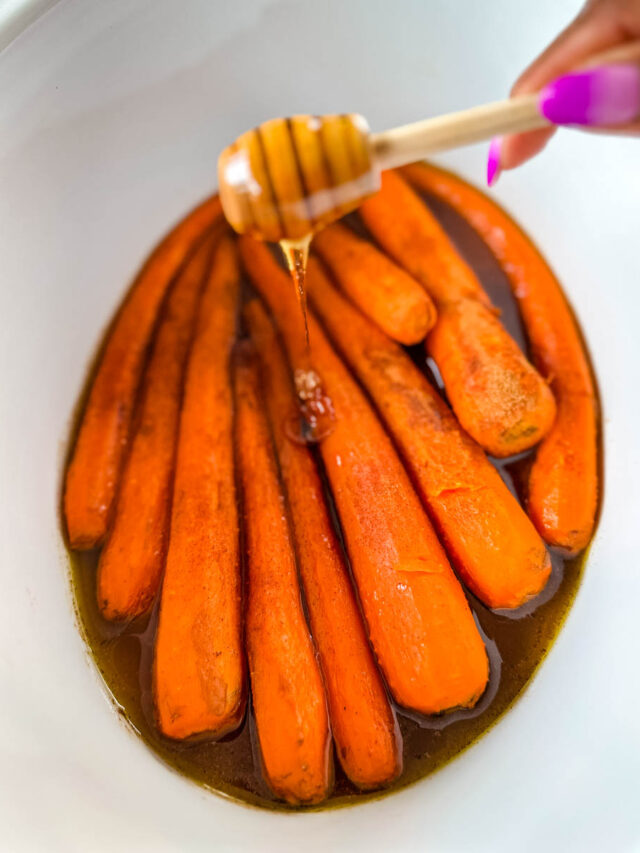 Slow Cooker Glazed Carrots