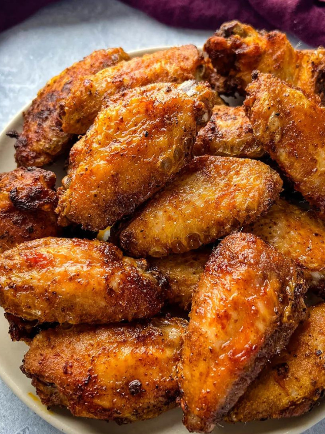 Crispy Dry Rub Chicken Wings