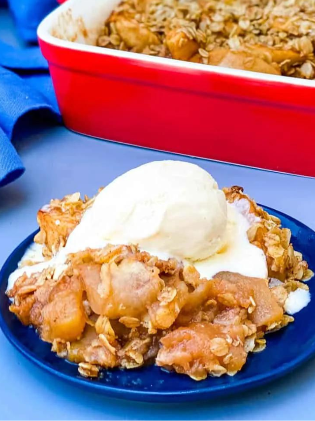 Healthy Sugar-Free Apple Crisp