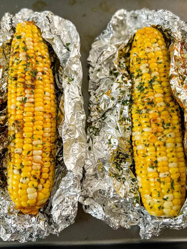 Easy Baked Corn on the Cob