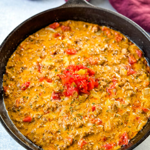 Rotel Dip With Ground Beef