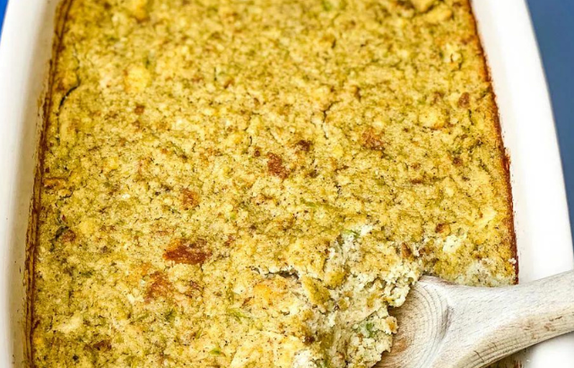 Southern Cornbread Dressing With Chicken