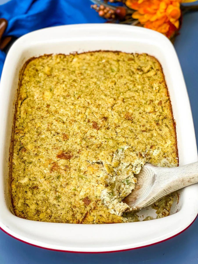 Easy Southern Cornbread Dressing With Chicken Recipe