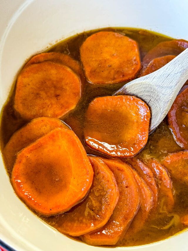 Easy Stovetop Candied Sweet Potatoes