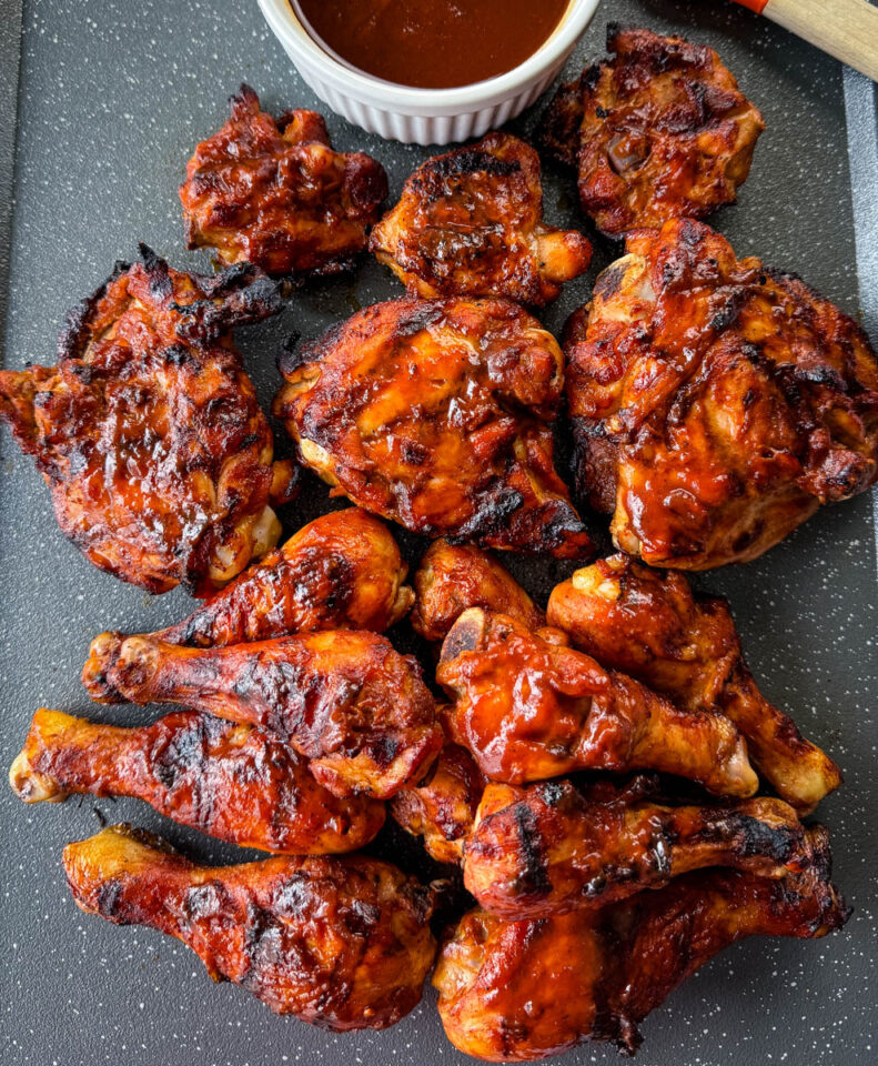 BBQ Chicken Drumsticks and Thighs